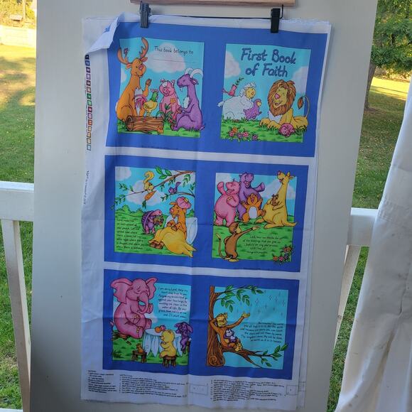 VIP First Book of Faith 100% cotton fabric by the yard 36x44 - Picture 1 of 8